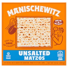 Manischewitz Unsalted Matzos 284g