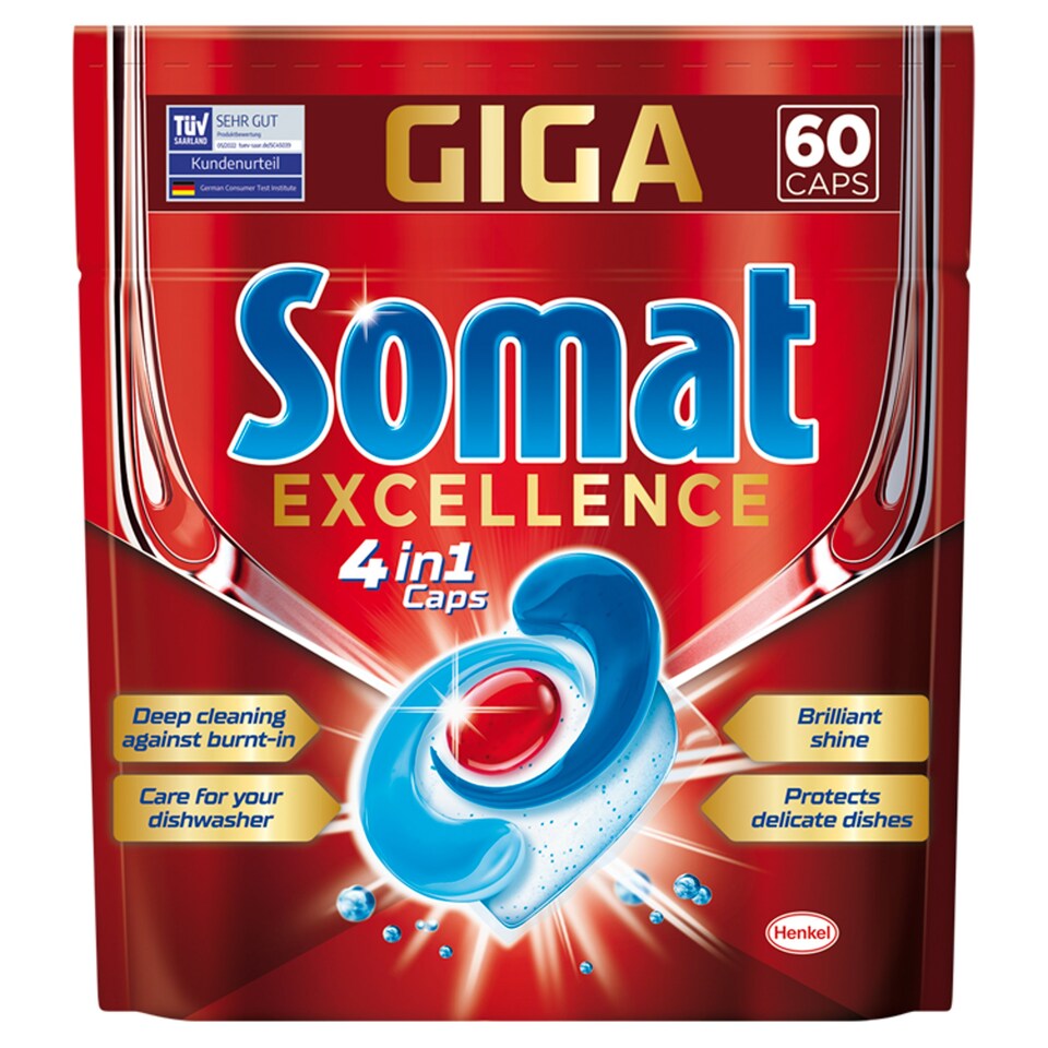 Somat Excellence mosogatószer kapszula 60 x 17,3 g (1038 g)