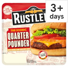 Rustlers Quarter Pounder Cheese Burger 190 G