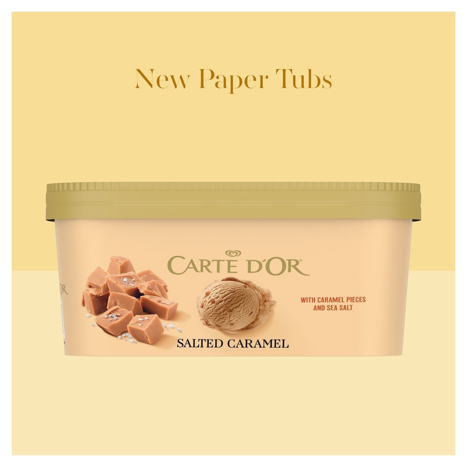 image 1 of Carte D'or Salted Caramel Ice Cream Tub 900ml