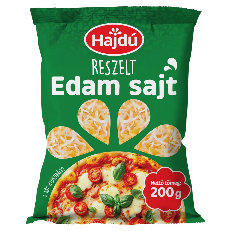 Hajdú reszelt Edam sajt 200 g  1. kép
