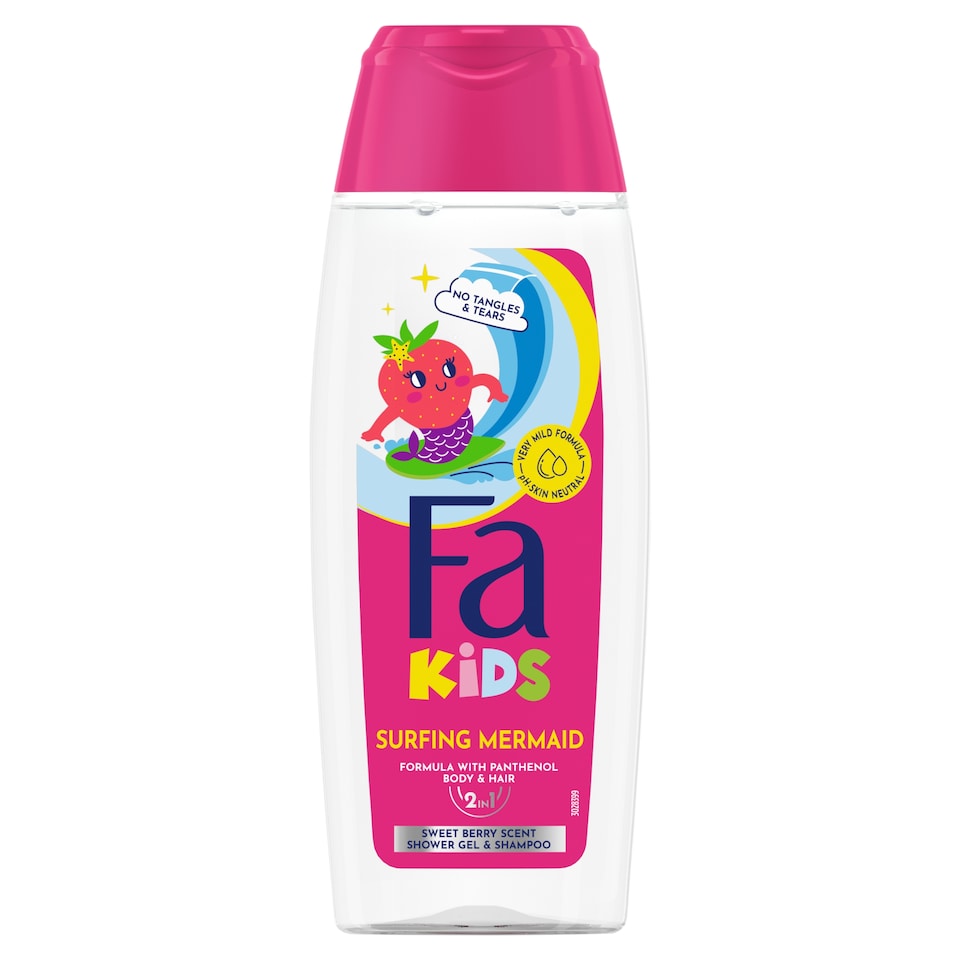 Fa Kids Surfing Mermaid Shower Gel and Shampoo 250 ml