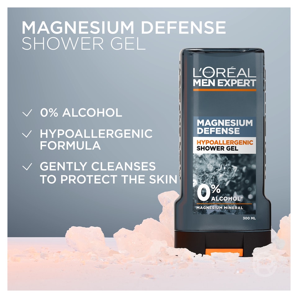image 1 of L'Oreal Men Expert Magnesium Shower Gel 400Ml