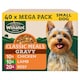 image 1 of WINALOT Meaty Chunks Small Dog Mixed in Gravy Wet Dog Food 40x85g