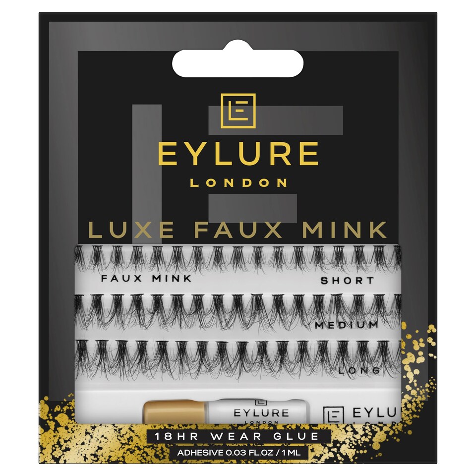 Eylure London Luxe Faux Mink Individual Eyelashes