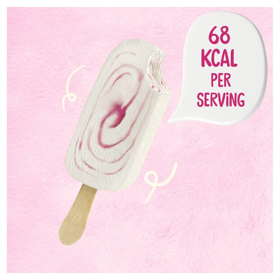 image 1 of Guuud Raspberry Greek Style Yoghurt Ice Cream Sticks 3x70ml