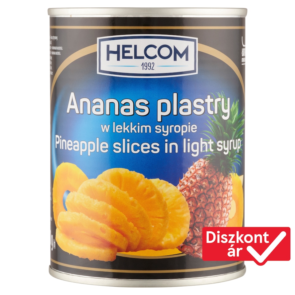 image 1 of Helcom Pineapple Slices in Light Syrup 565 g