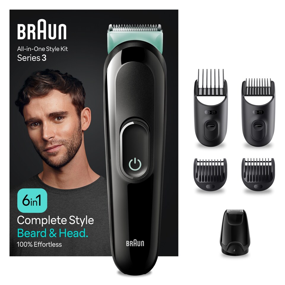 image 1 of Braun MGK3411 Series 3 6in1 Mens Styling Kit