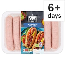 Tesco Fire Pit 14 Jumbo Pork Sausages 1Kg