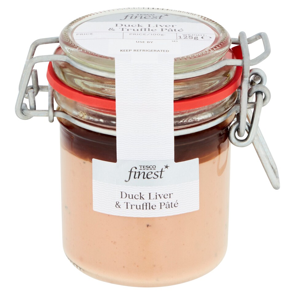 Tesco Finest Duck & Truffle Pate 125G Tesco Groceries