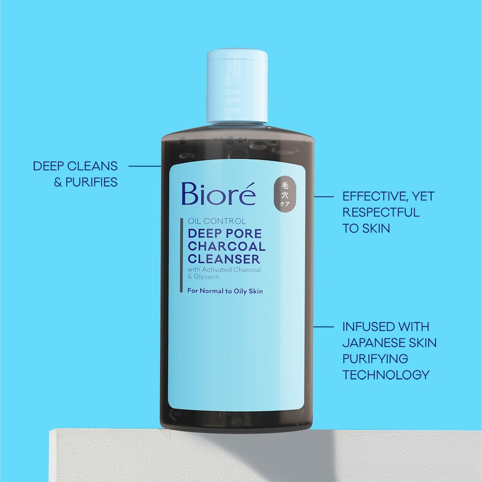 image 1 of Biore Deep Pore Charcoal Cleanser 200Ml