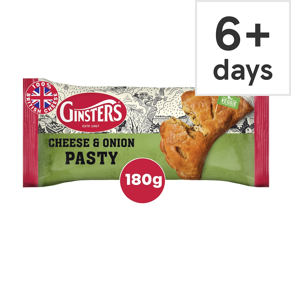 image 1 of Ginsters Cheese & Onion Pasty 180G