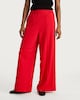 image 3 of The F&F Edit Side Stripe Wide Leg Trousers in Red
