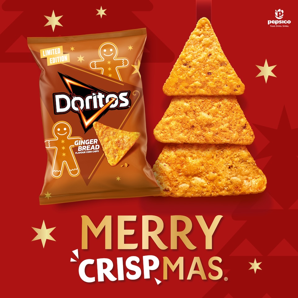 image 1 of Doritos Limited Edition Gingerbread Tortilla Chips Sharing Crisps 180g