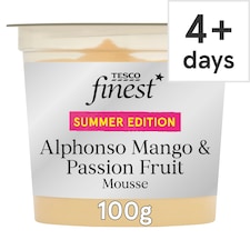 Tesco Finest Alphonso Mango & Passionfruit Mousse 100g