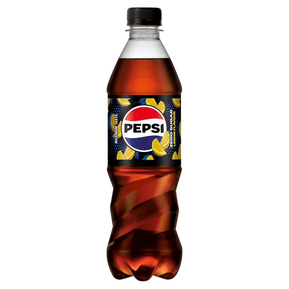 Pepsi Zero colaízű energiamentes szénsavas üdítőital édesítőszerekkel citrom ízesítéssel 0,5 l