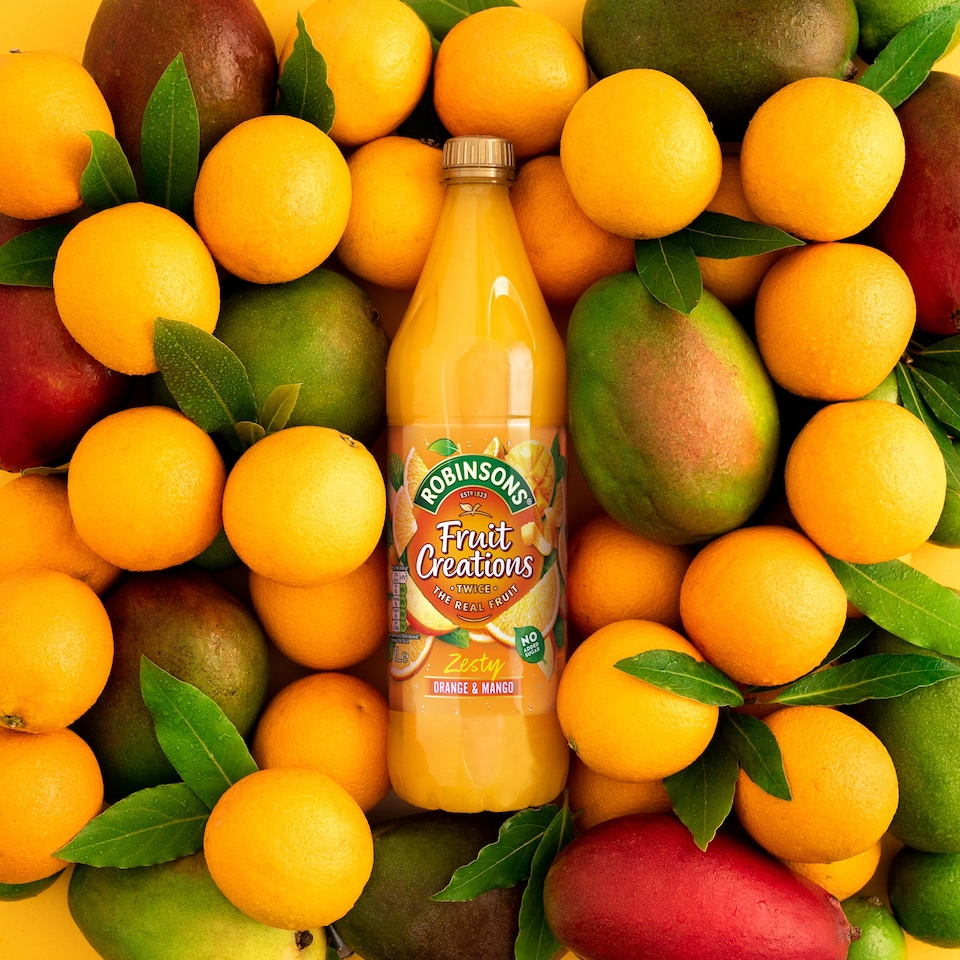 image 1 of Robinsons Fruit Creations Orange & Mango Squash 1L