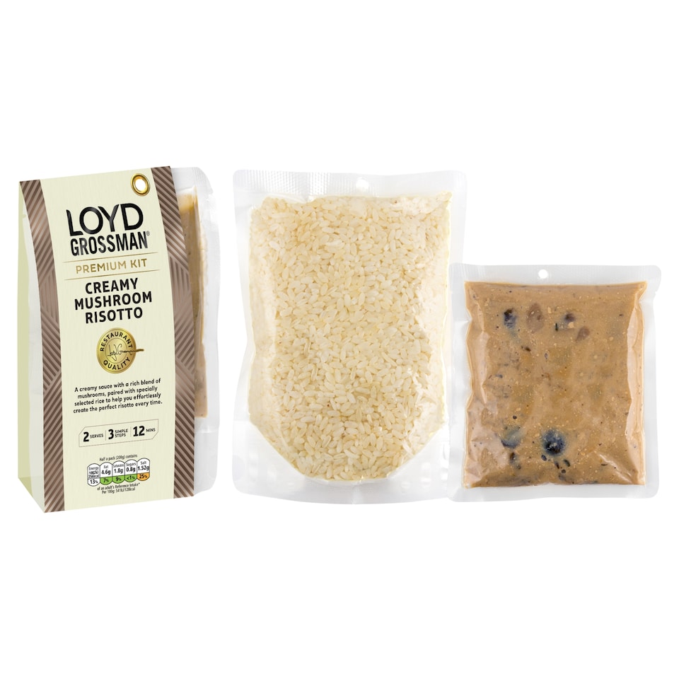 image 1 of Loyd Grossman Creamy Mushroom Risotto 400g