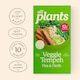 image 3 of all plants Veggie Tempeh with pea and rosemary 180g