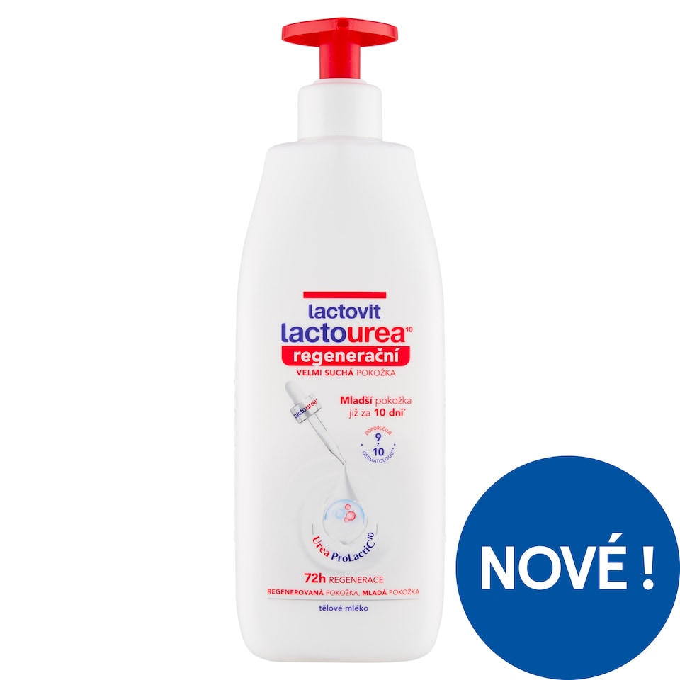 Obrázek 1 pro produkt Lactovit Lactourea¹⁰ Regenerační tělové mléko 400ml