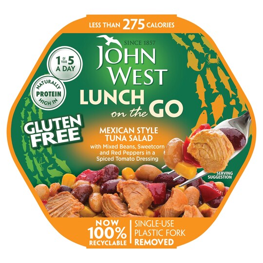 John West Tuna Mexican Light Lunch 220G Tesco Groceries