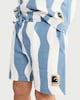 image 2 of F&F Boys 2-Piece Pure Cotton Wave Print T-Shirt and Shorts Set in Blue