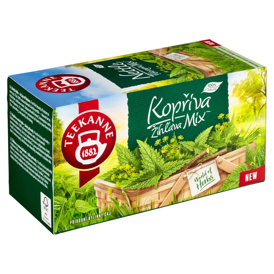 obrázok 1 z Teekanne World of Herbs Žihľava mix bylinný čaj 20 x 1,5 g (30 g)