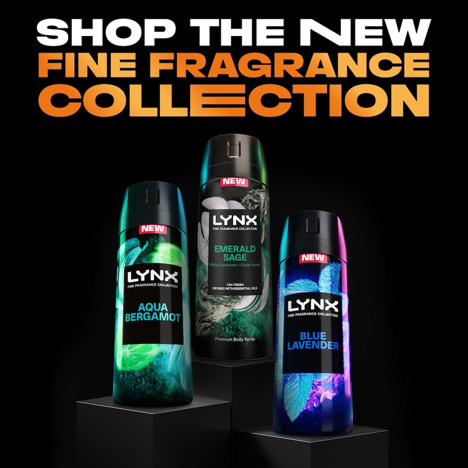 image 1 of Lynx Emerald Sage 72h Fine Fragrance Deodorant Bodyspray for Men 150ml