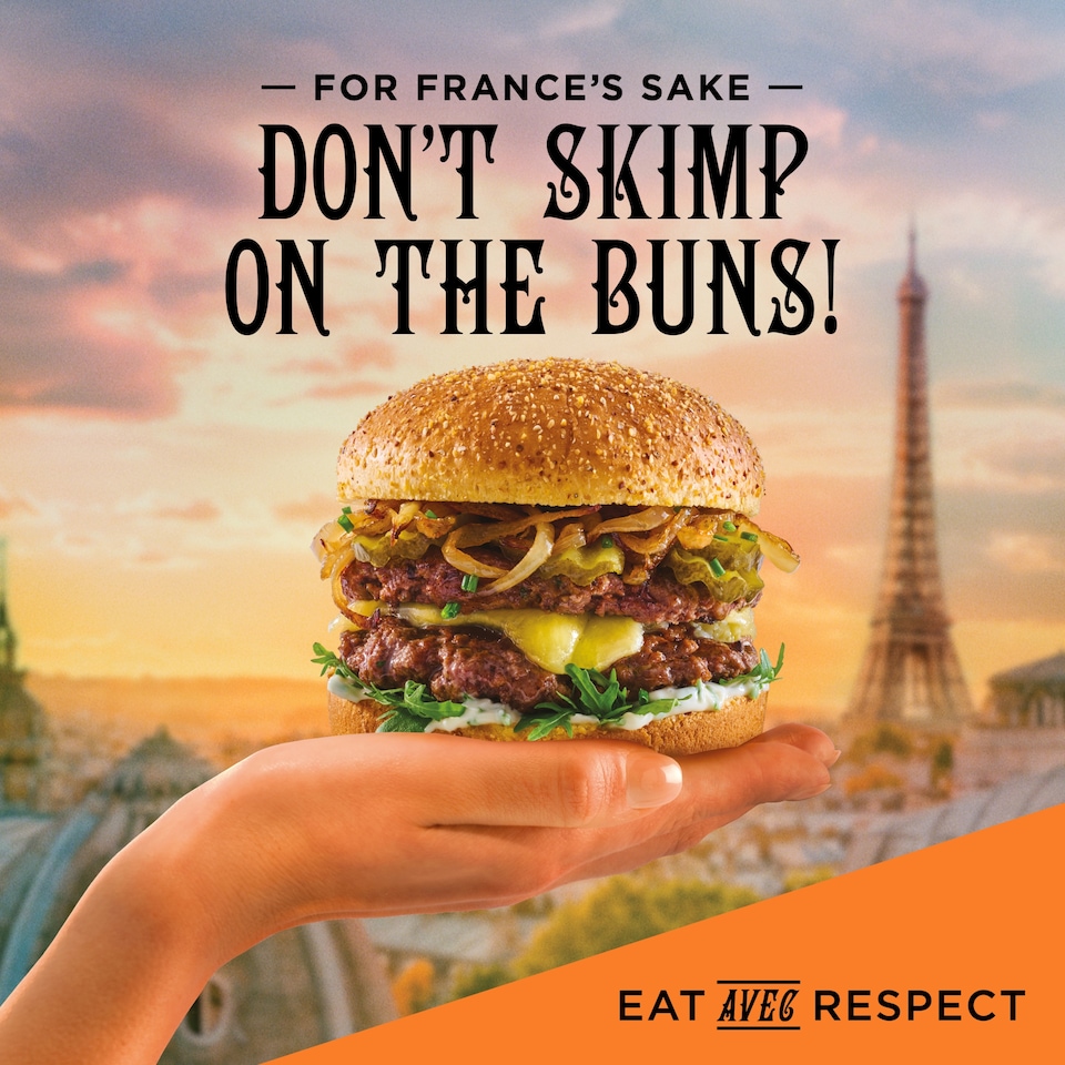 image 1 of St Pierre 4 Caramelised Onion Brioche Burger Buns Limited Edition
