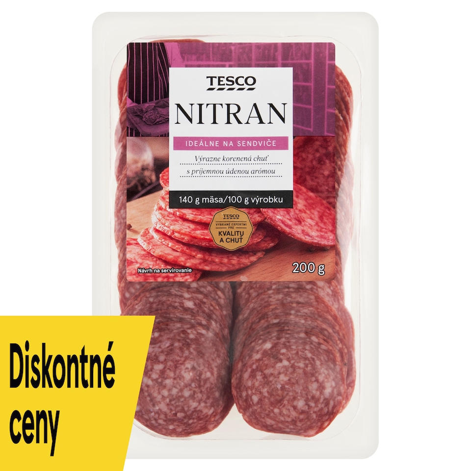Tesco Nitran saláma 200 g