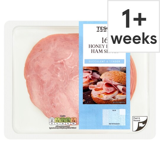 Tesco 16 Honey Roast Ham 400G Tesco Groceries