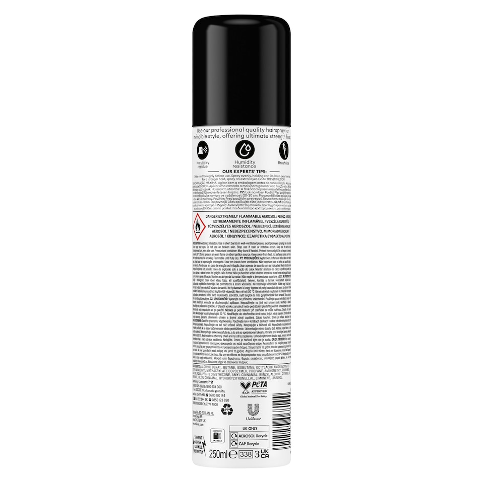 image 1 of Tresemme Freeze Hold Hair Spray 250Ml