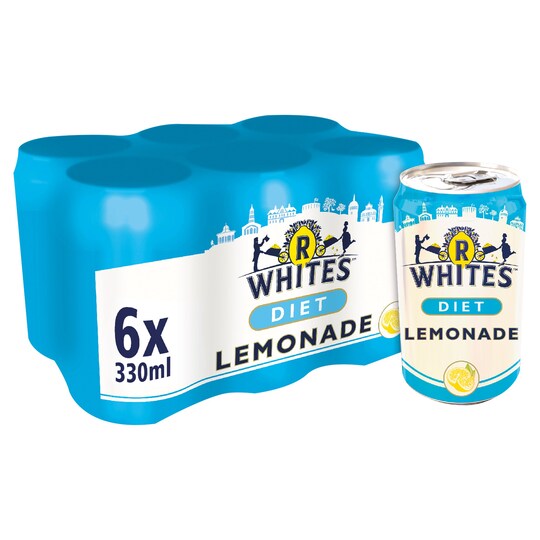 R Whites Diet Lemonade 330ml x6 Tesco Groceries