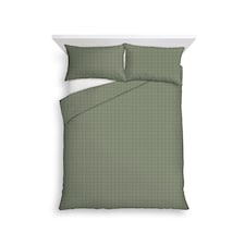 F&F Home Olive Green Waffle Duvet Double