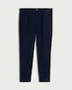 image 4 of F&F Pleated Tailored Fit Trousers in Navy
