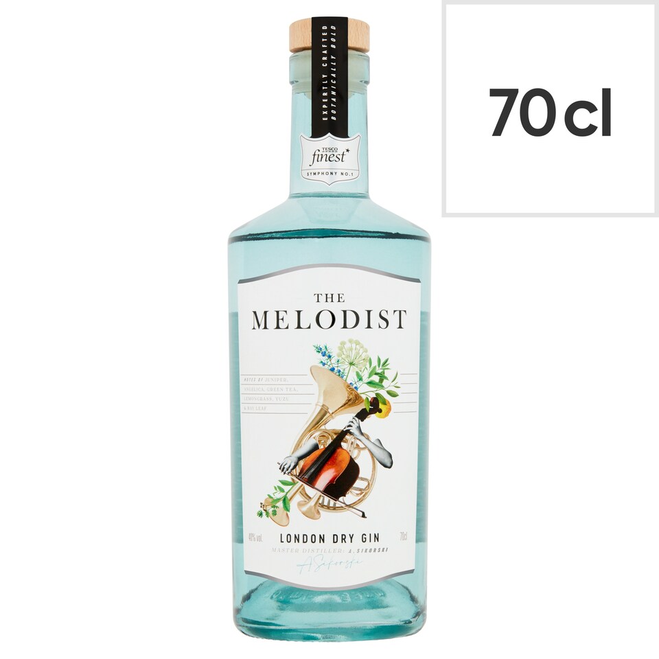 Tesco Finest The Melodist London Dry Gin 70Cl