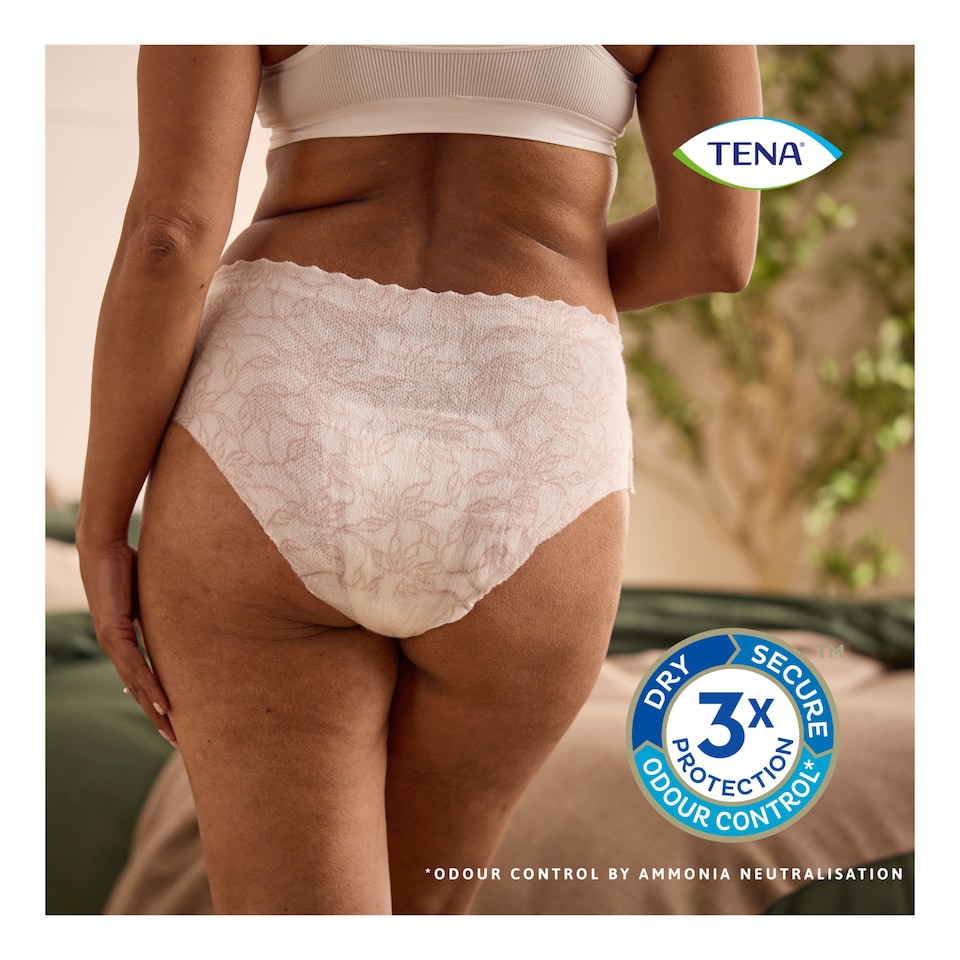 image 1 of TENA Silhouette Incontinence Pants White Large 10 Pack