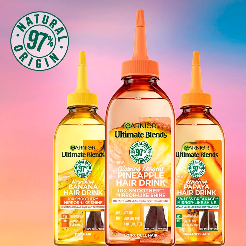 image 1 of Garnier Ultimate Blends Hair Drink Banana 200Ml