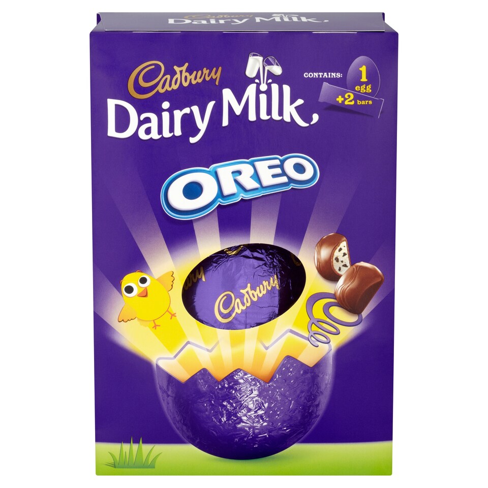 image 1 of Cadbury Dairy Milk Oreo Large Easter Egg 278G