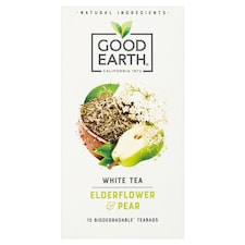 Good Earth White Tea Elderflower & Pear 15 Tea Bags 18g