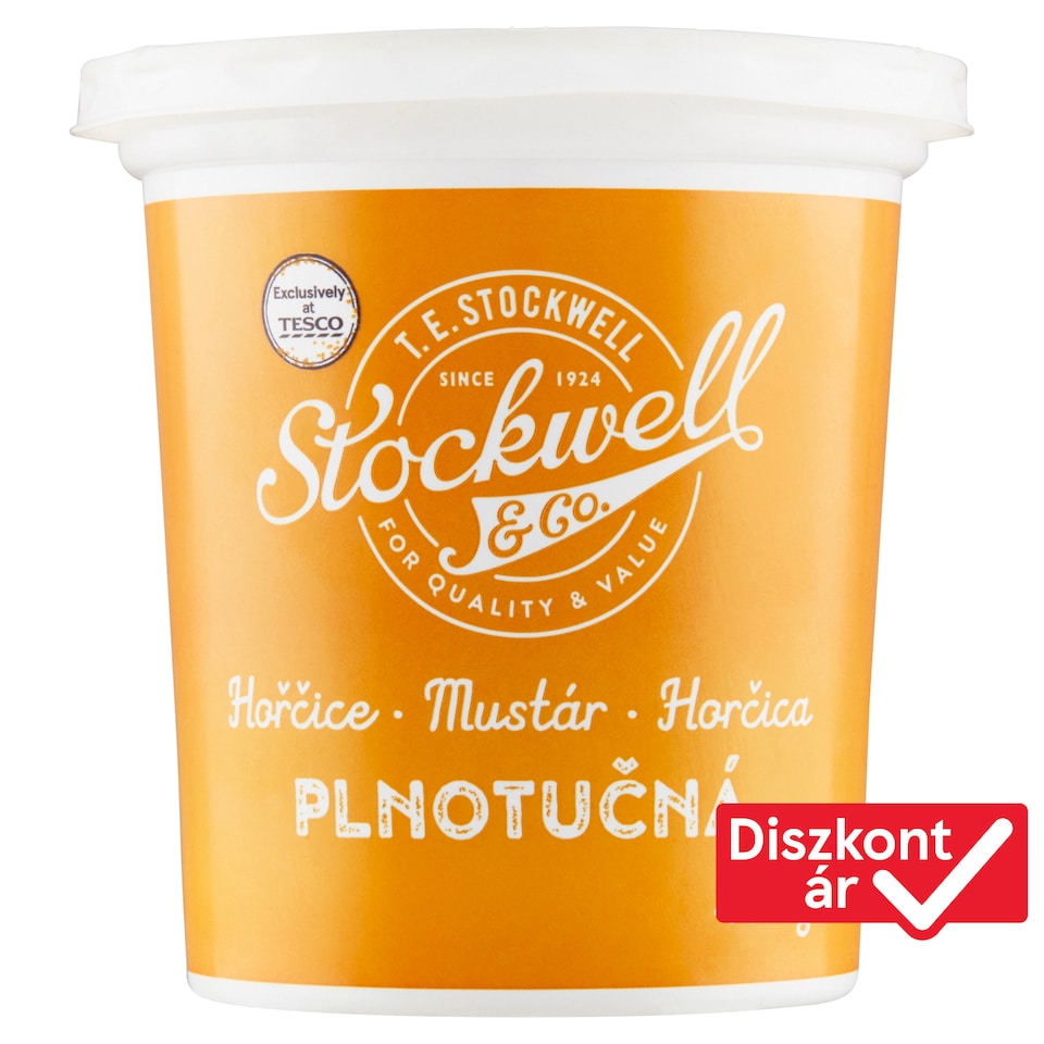 Stockwell & Co. mustár 400 g