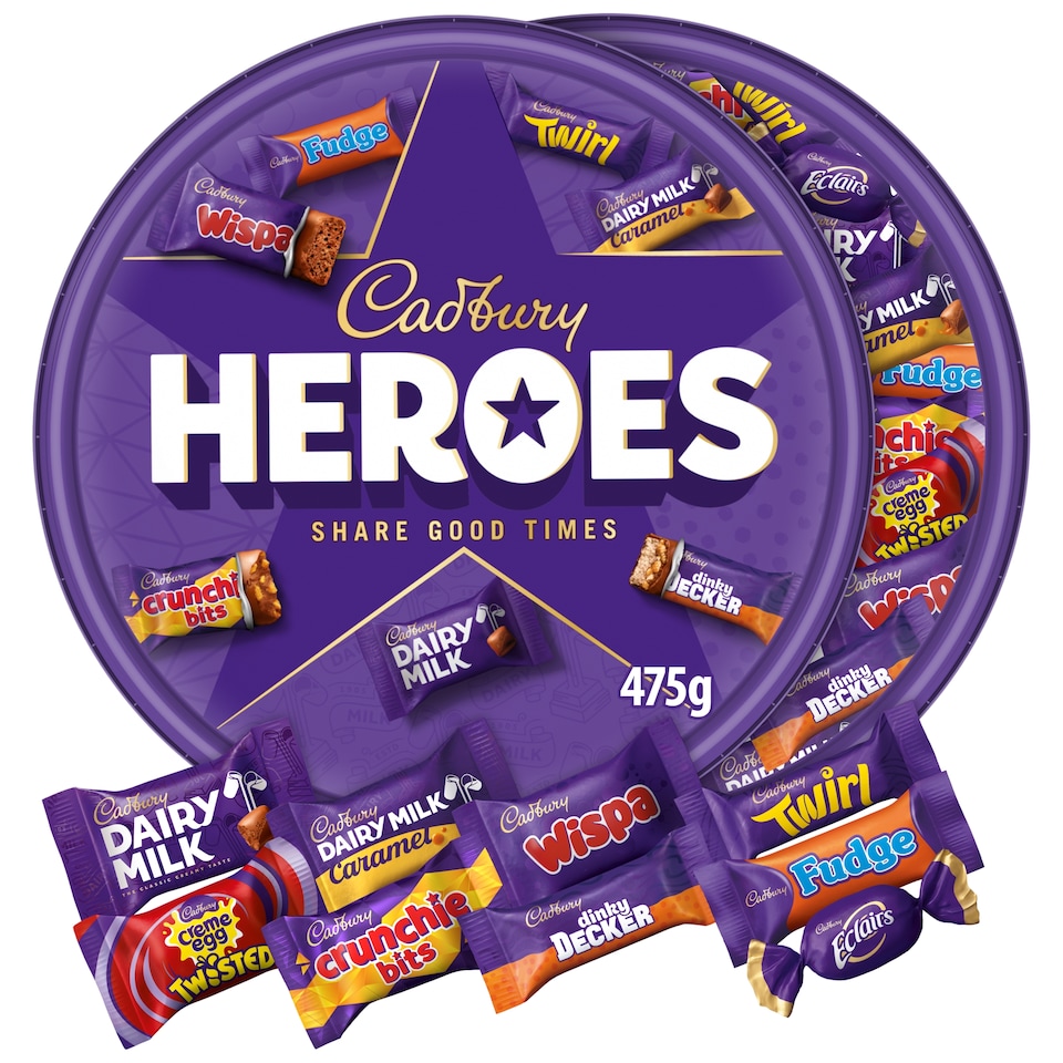 image 1 of Cadbury Heroes Tub 475g