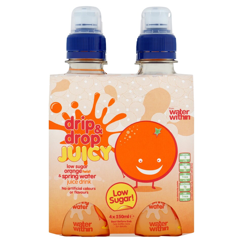 Drip & Drop Juicy Orange 4X250ml
