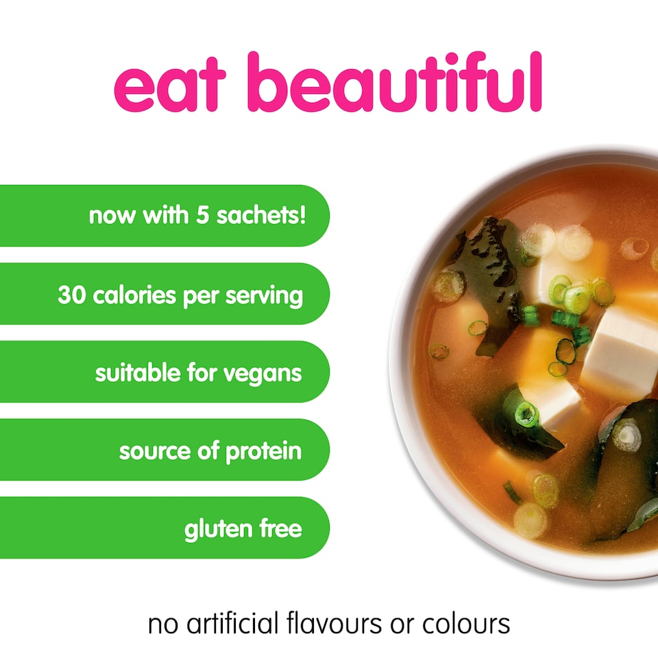 image 1 of itsu chilli miso easy soups 5 Sachets 100g
