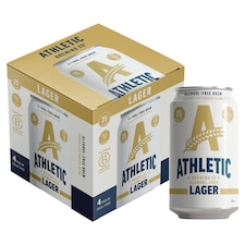 Athletic Brewing Co. Alcohol Free Lager 4 x 355ml