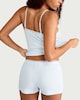 image 2 of OH ME OH MY Pure Cotton Pointelle Pyjama Shorts in Blue