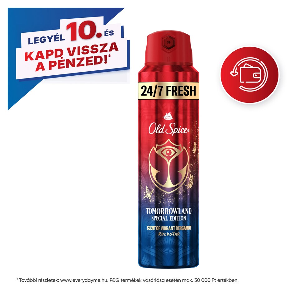 Férfi Dezodor, 2 ml, Old Spice Tomorrowland Special Edition Spray 1. kép