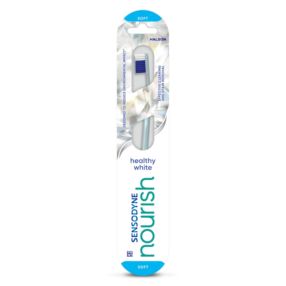 image 1 of Sensodyne Nourish Healthy White Soft Toothbrush