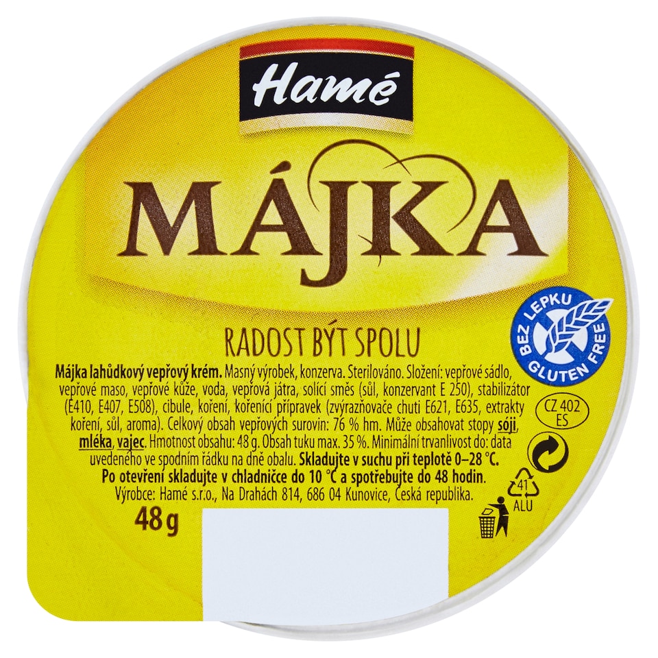 image 1 of Hamé Májka Delicate Pork Cream 48g