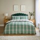 image 1 of SILENTNIGHT GREEN CHECK SUPERSOFT DUVET SET DOUBLE